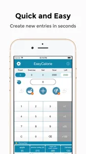 Easy Calorie - Calorie Tracker screenshot 1