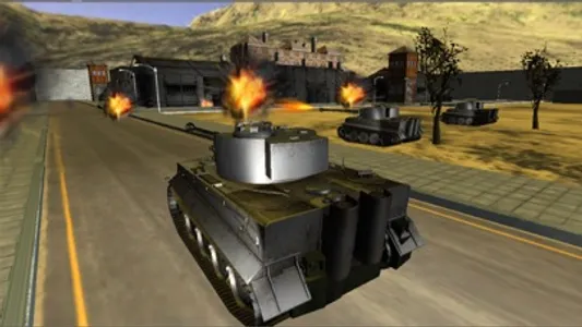 Tank Battle Arena War 3D - Shoot for City Survival screenshot 1