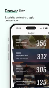 OneDay - Countdown Dreamdays screenshot 1