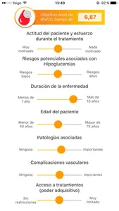 Calculadora HbA1c screenshot 1