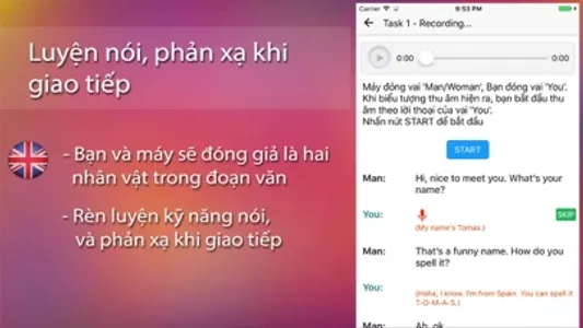 Tieng Anh Giao Tiep: A-Z screenshot 0