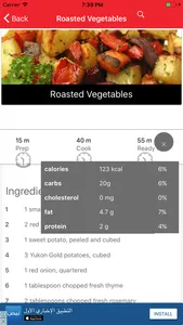 Food Chef Recipes - Nutrition info calories count screenshot 0