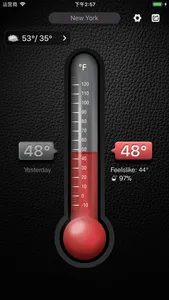 Thermometer&Temperature app screenshot 1