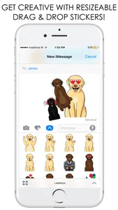 LabMojis - Labrador Retriever Emoji & Stickers screenshot 2