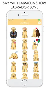 LabMojis - Labrador Retriever Emoji & Stickers screenshot 3