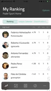 Padeltrack IPR Padel screenshot 1