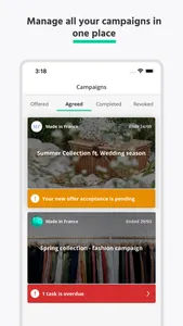 Collabary - Influencer App screenshot 1