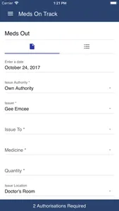 MedsOnTrack screenshot 1