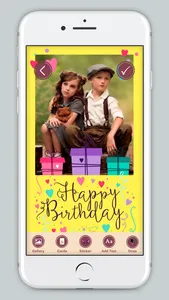 B'day Celebration Card Photo Frame screenshot 0