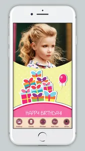 B'day Celebration Card Photo Frame screenshot 4