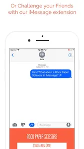 Rock Paper Scissors — with extension for iMessage screenshot 1