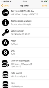 NFC Tools screenshot 1