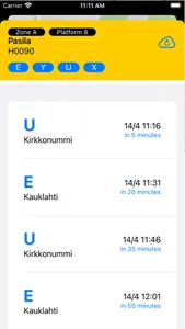 Finland Station Timetable Live screenshot 1