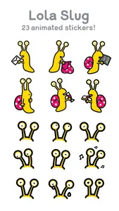 Lola Slug Animated Stickers screenshot 0