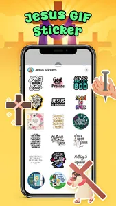 Animated Jesus Christ GIF Stickers screenshot 2