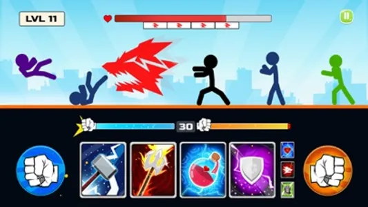 Stickman Fighter : Death Punch screenshot 1