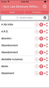Law Dictionary Terms Concepts screenshot 0