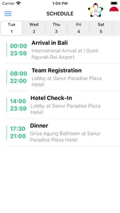 WSDC 2017 Bali screenshot 2