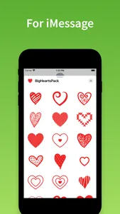 Love Hearts - stickers & emoji screenshot 2