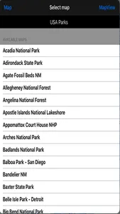 USA Parks & Forests GPS Maps screenshot 1