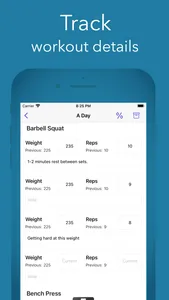 Workout Log-Track Gym Progress screenshot 0