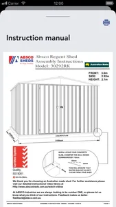 Absco Sheds Assembly App screenshot 4