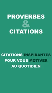 Proverbes & Citations screenshot 0