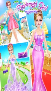 Bridesmaid Girls Makeover Salon - Princess Wedding screenshot 3