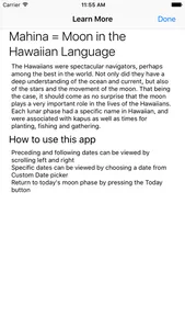 Mahina Hawaiian Moon Calendar screenshot 3