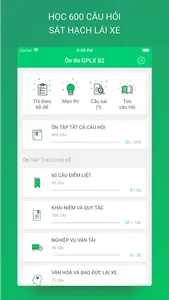 Ôn Thi GPLX 600 Câu Hỏi B1 B2 screenshot 0