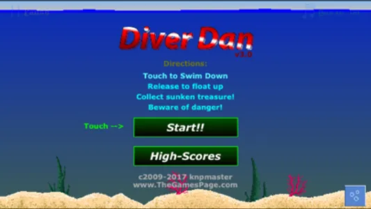 Diver Dan - Touch & Dive screenshot 1