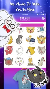 LOL Cats Emoji Stickers screenshot 2