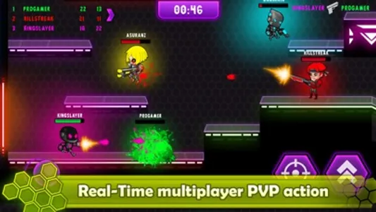 Neon Blasters Multiplayer screenshot 1