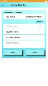 TimesheetAQML screenshot 5