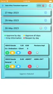 TimesheetAQML screenshot 8