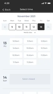 Harpers Salon screenshot 1