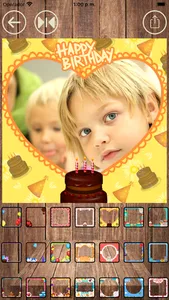 Birthday videos with frames screenshot 1