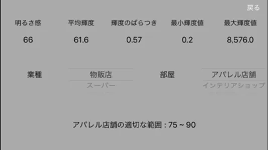 Lupin meter screenshot 2