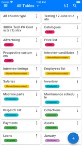 Table Notes - Mobile Excel screenshot 0