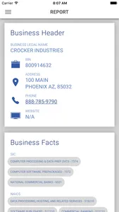 BusinessIQ Mobile screenshot 2