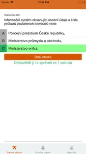 Testy - Zbrojní průkaz screenshot 0