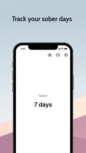 Sober - Counter of dry days screenshot 0