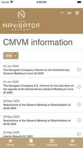 The Navigator Company IR App screenshot 3