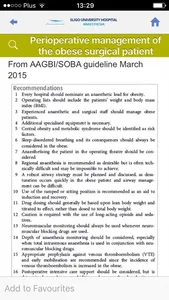 Sligo UH Anaesthesia screenshot 1
