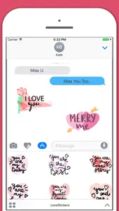 Love In Air-Kiss,Love Sticker screenshot 3