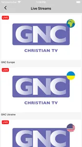 GNC TV screenshot 1