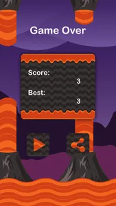 Flappy Spinner - Floor Is Lava screenshot 2