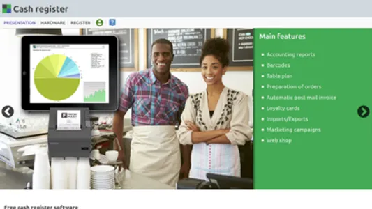 Cash register POS screenshot 1