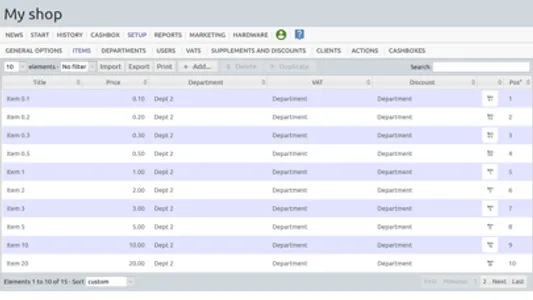 Cash register POS screenshot 3