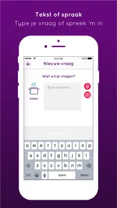 VraagApp screenshot 2